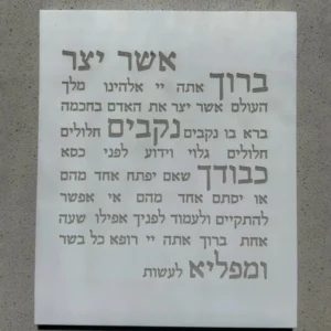 ברכת אשר יצר